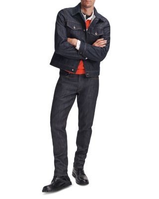 rag & bone Raw Cotton Denim Pocket Trucker Jacket