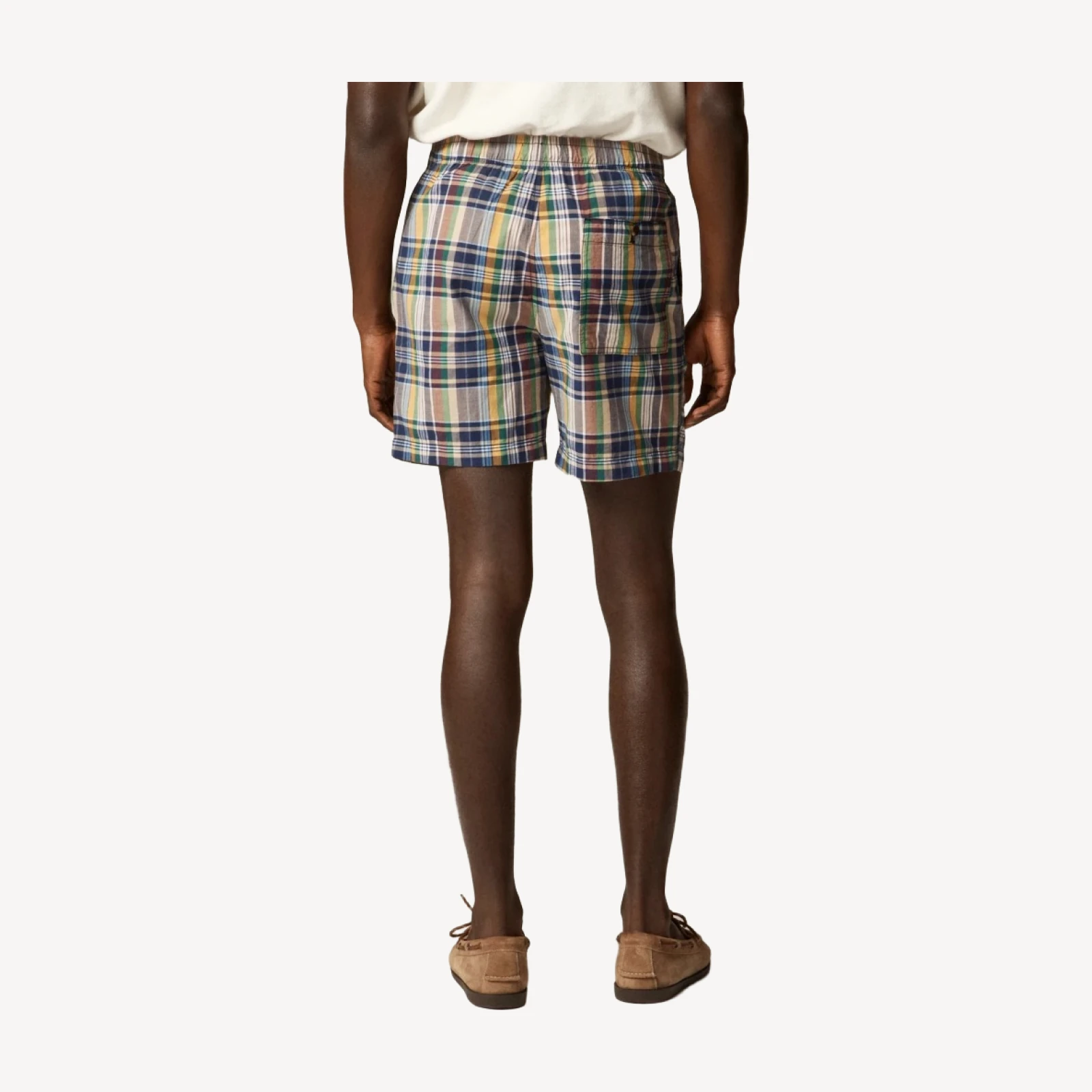 5.5" Pier short in cotton madras