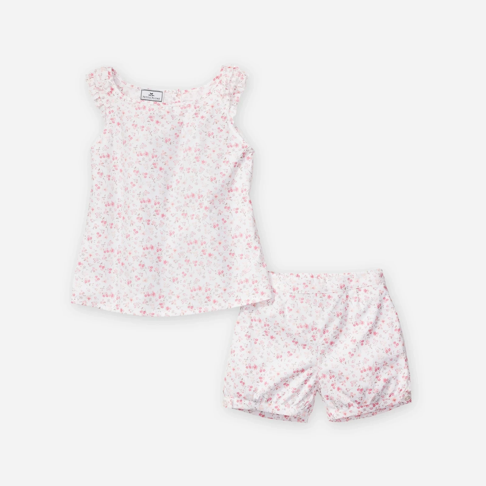 Petite Plume™ girls' Fleur d'Azur Amelie short set