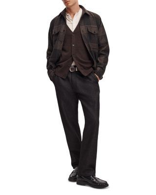 rag & bone Austin Plaid Wool Blend Pocket Shirt