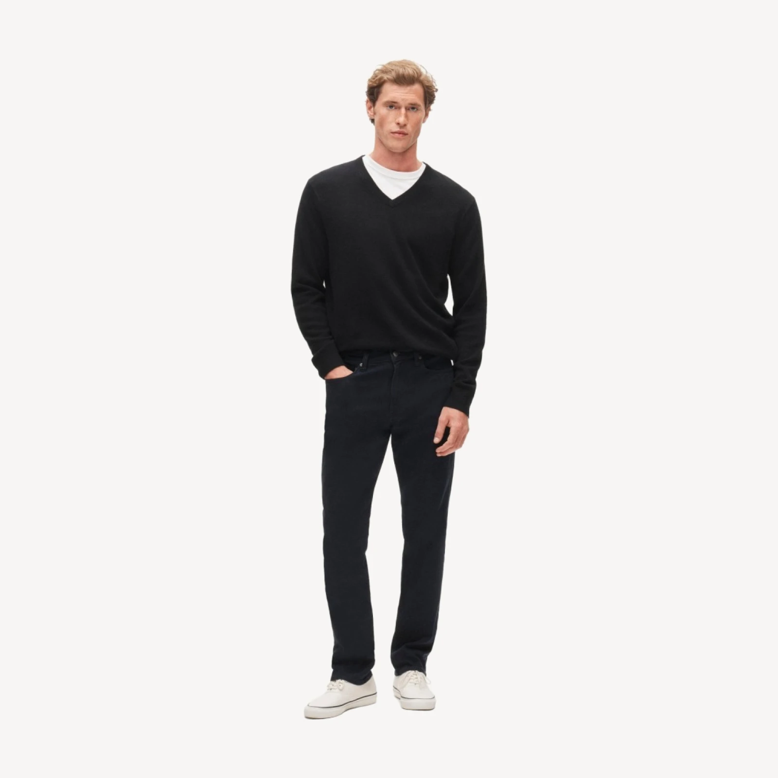 770™ Straight-fit stretch jean in deep lake wash