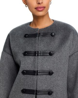 rag & bone Stefan Regalia Collarless Coat
