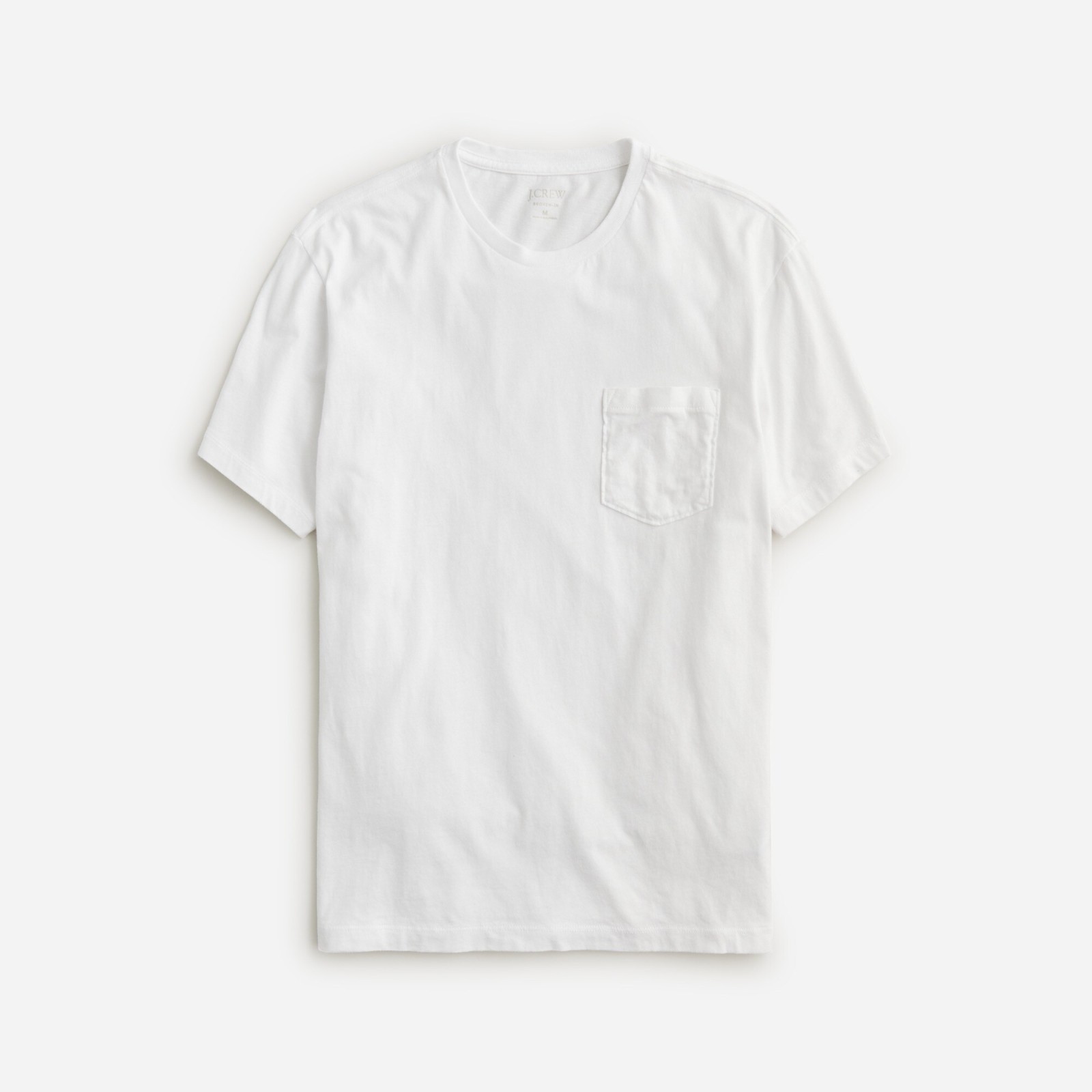 Broken-in short-sleeve pocket T-shirt