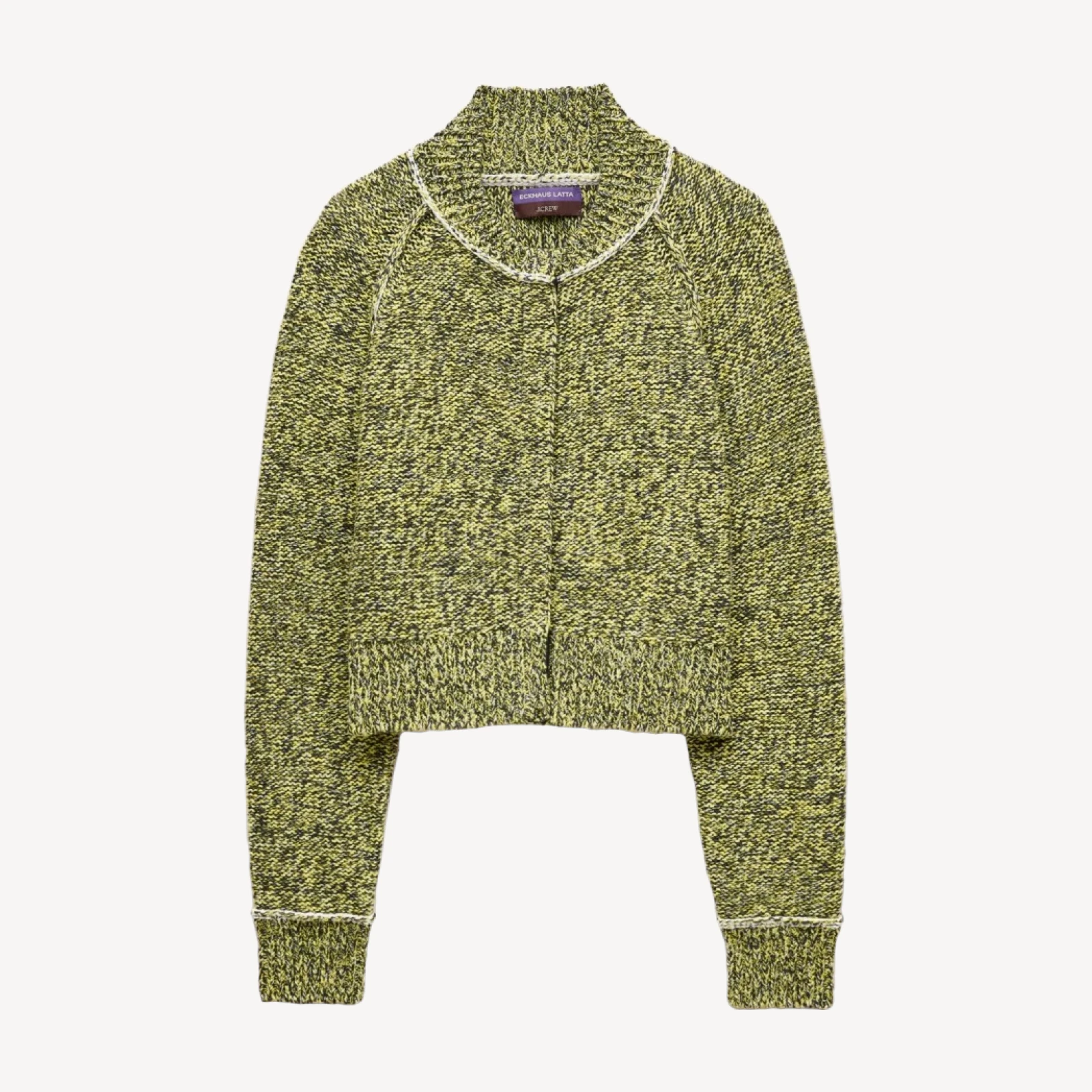 Eckhaus Latta x J.Crew marled cardigan