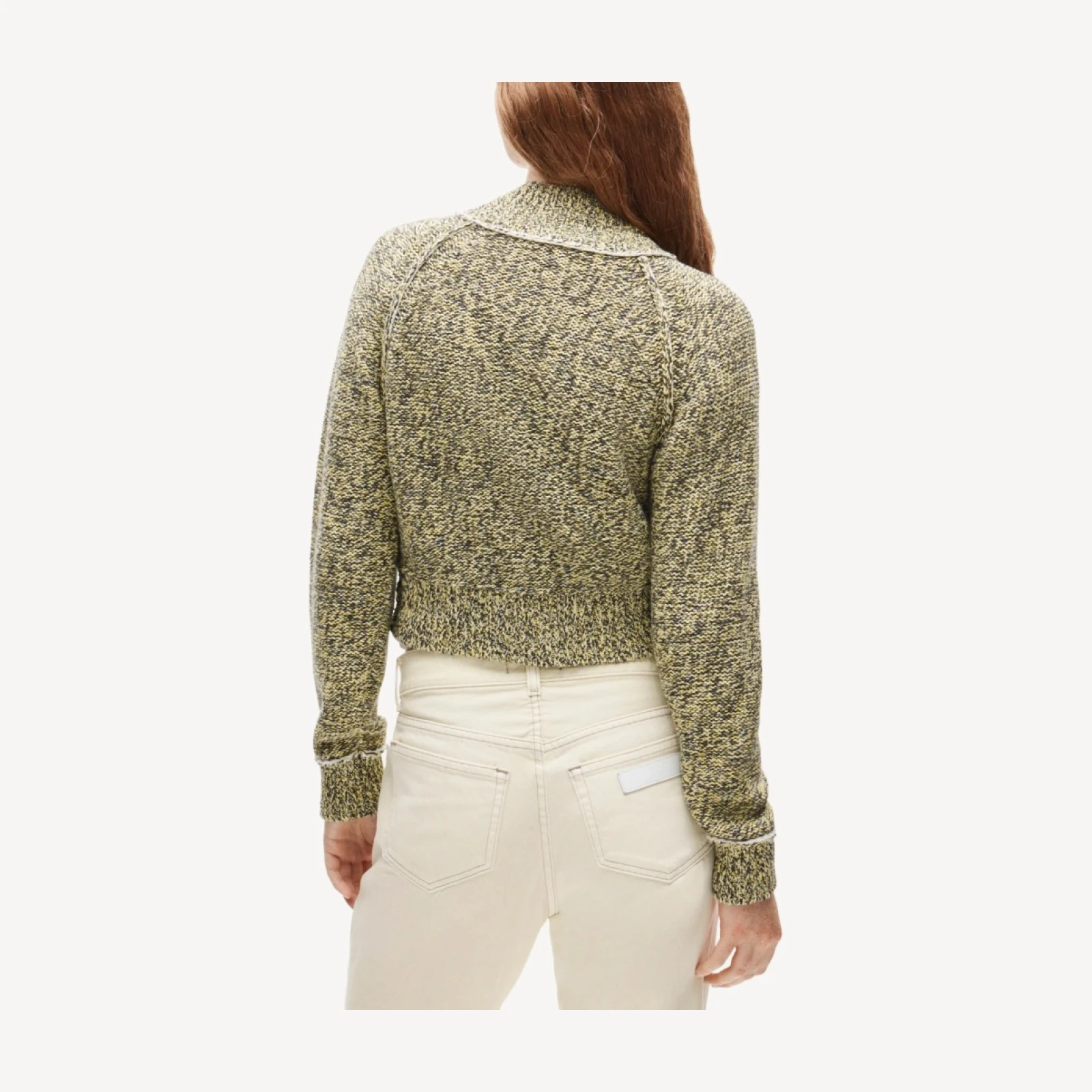 Eckhaus Latta x J.Crew marled cardigan
