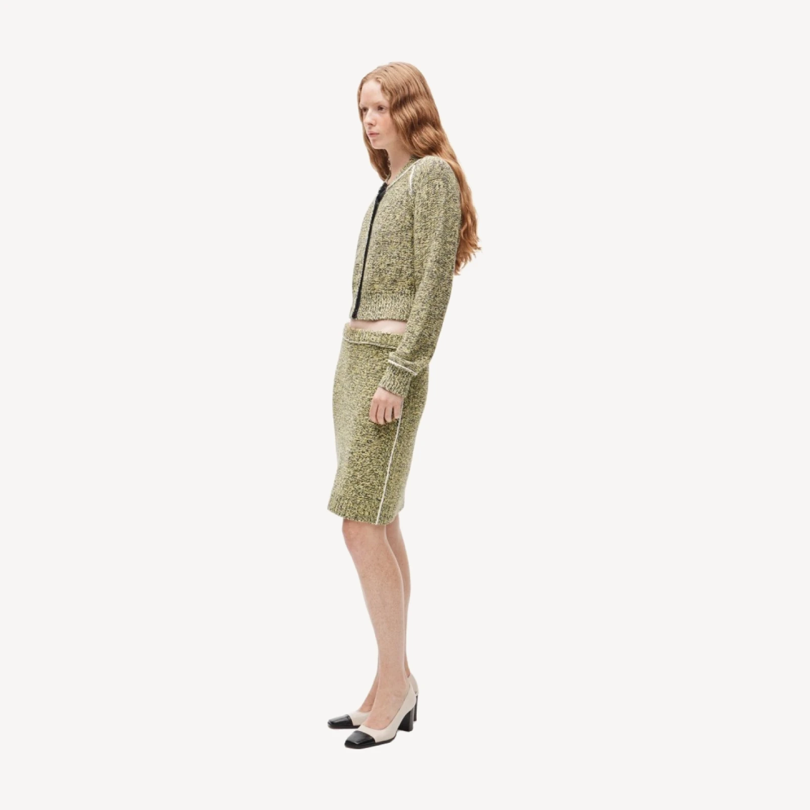 Eckhaus Latta x J.Crew marled cardigan