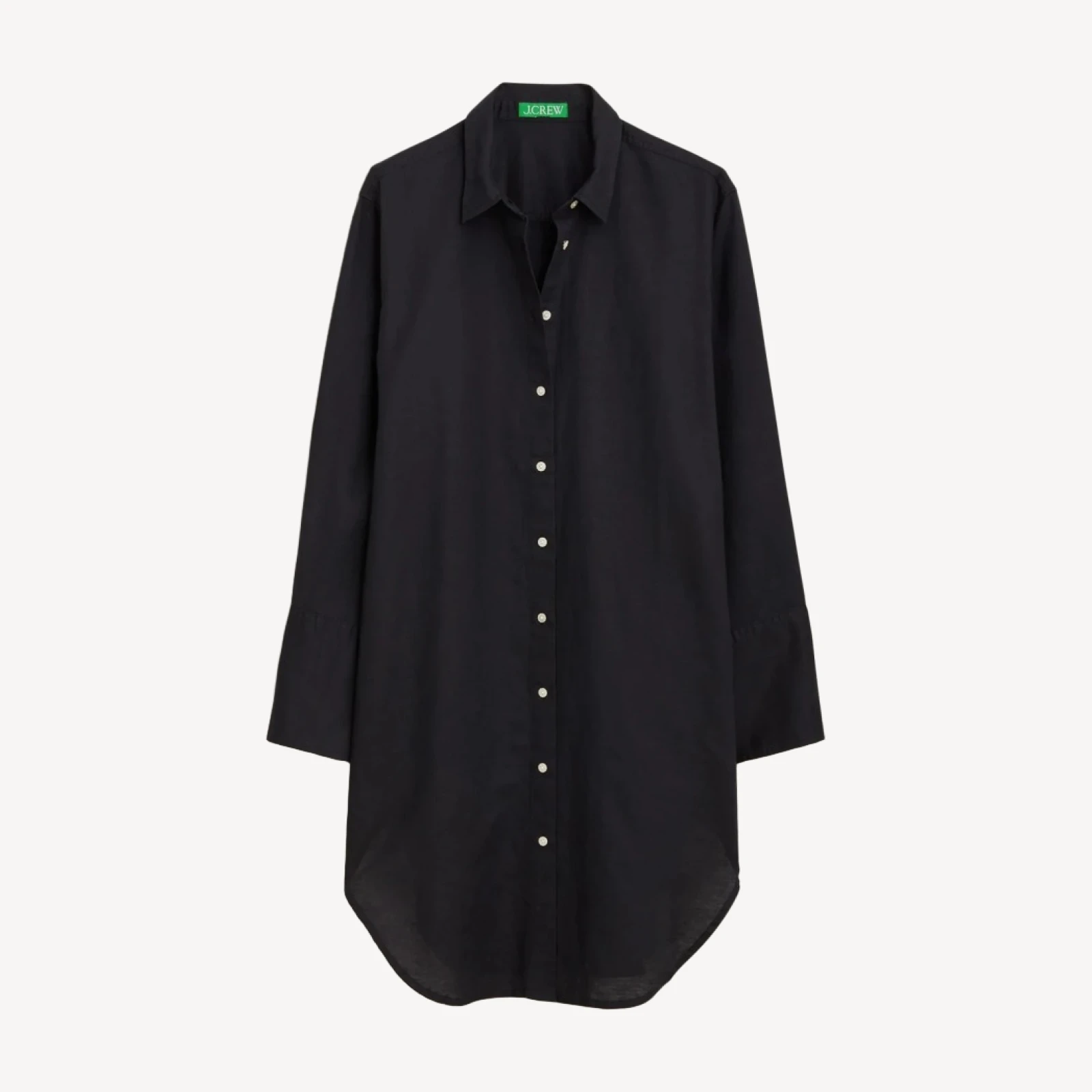 Relaxed-fit beach shirt in linen-cotton blend