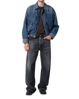 Agolde Afton Straight Fit Jeans in Clip
