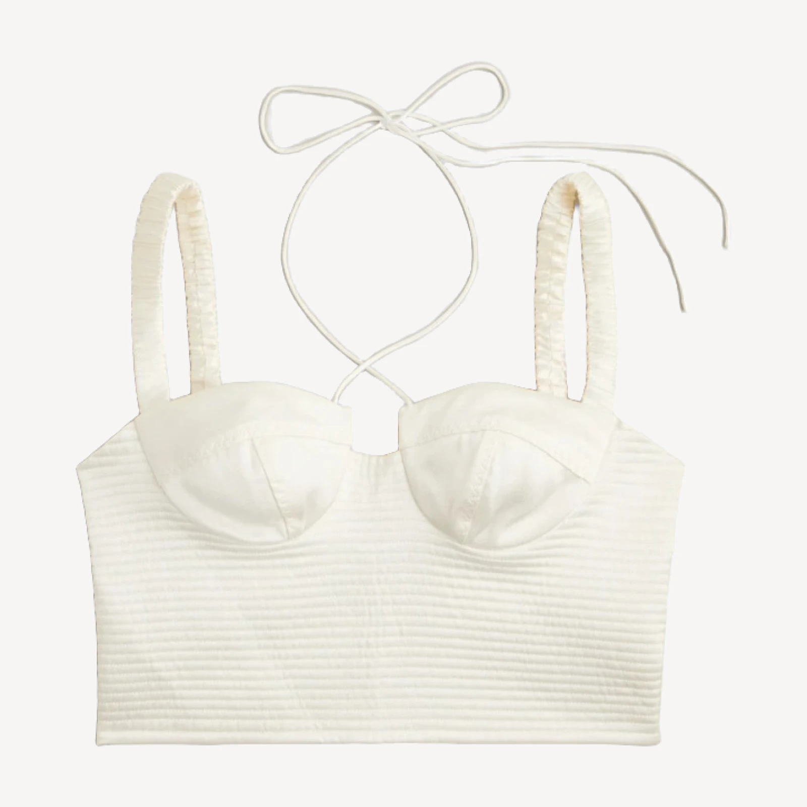 Limited-edition Anna October© X J.Crew cropped bustier top