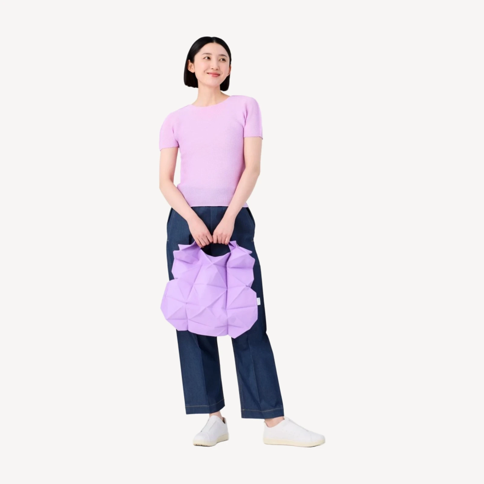 GEOMETRIC PLEATS BAG