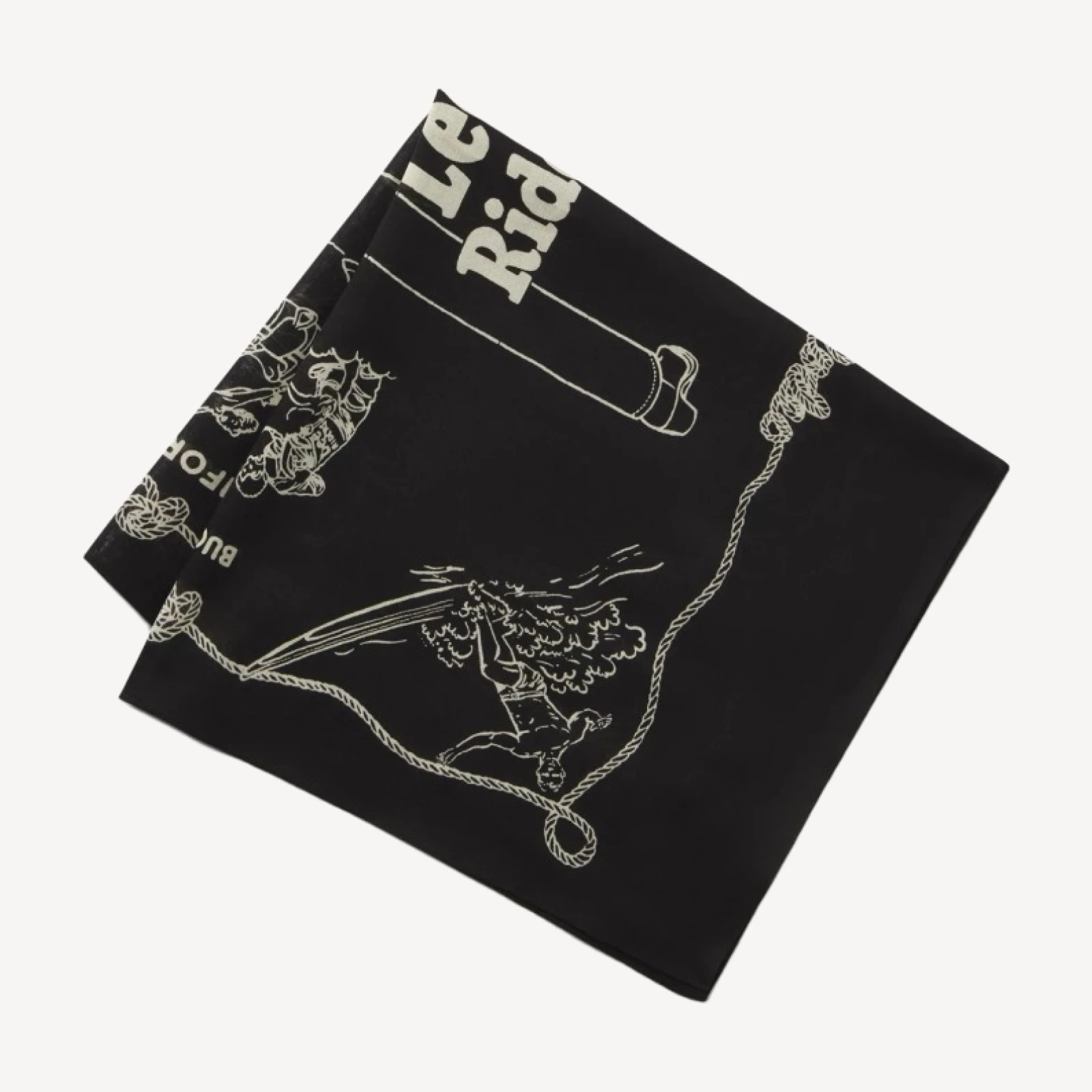 Black Lee X Buck Mason Cotton Rider's Bandana
