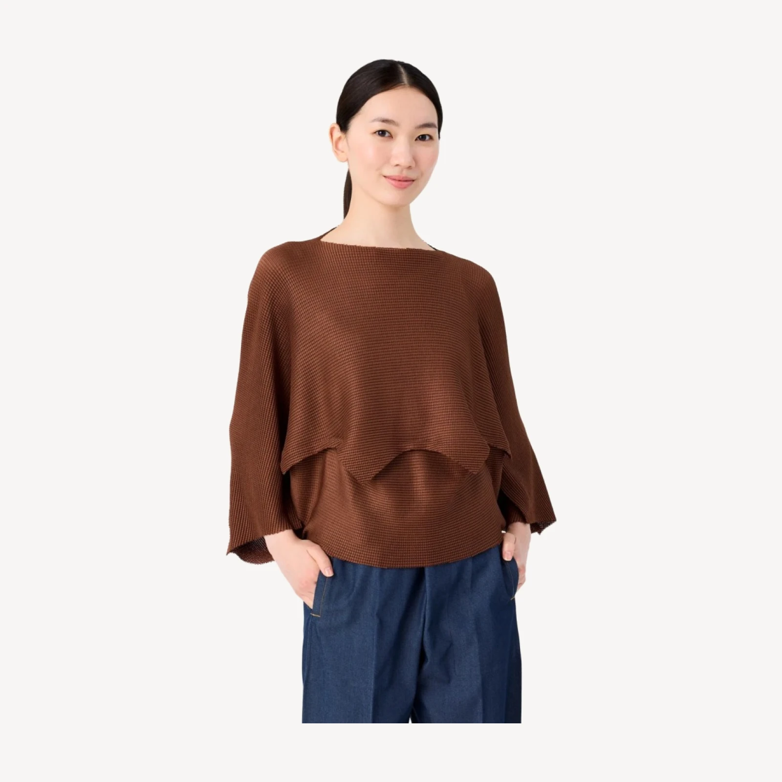 GIZA GIZA KNIT STRETCH PLEATS