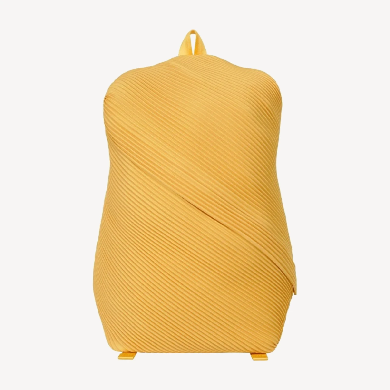 BIAS PLEATS BACKPACK