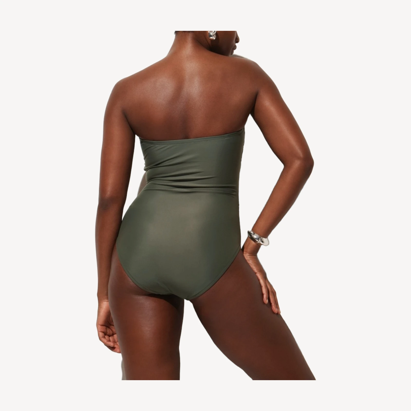 Gemma ruched bandeau one-piece