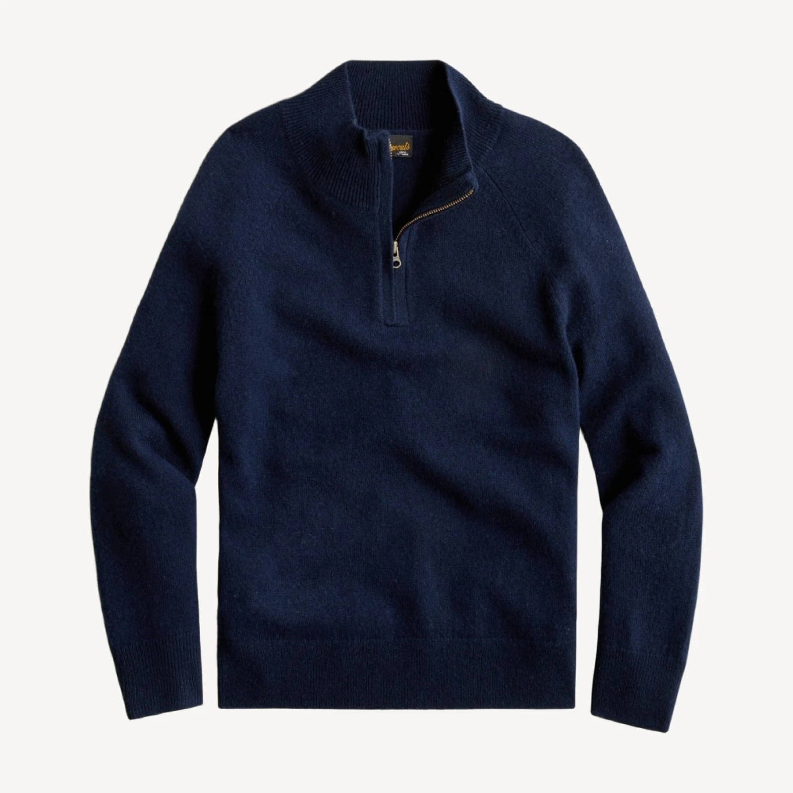 Kids' cashmere quarter-zip sweater