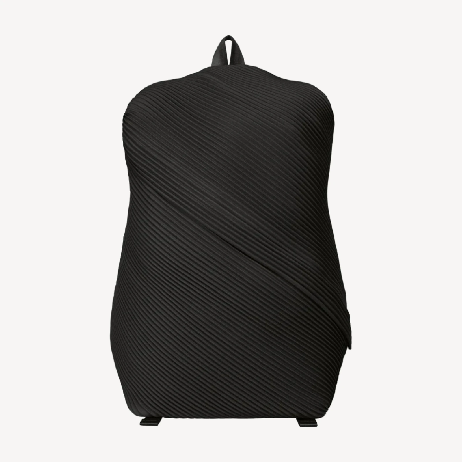 BIAS PLEATS BACKPACK