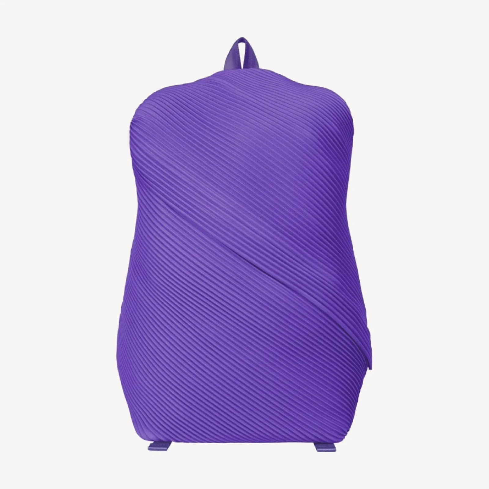 BIAS PLEATS BACKPACK