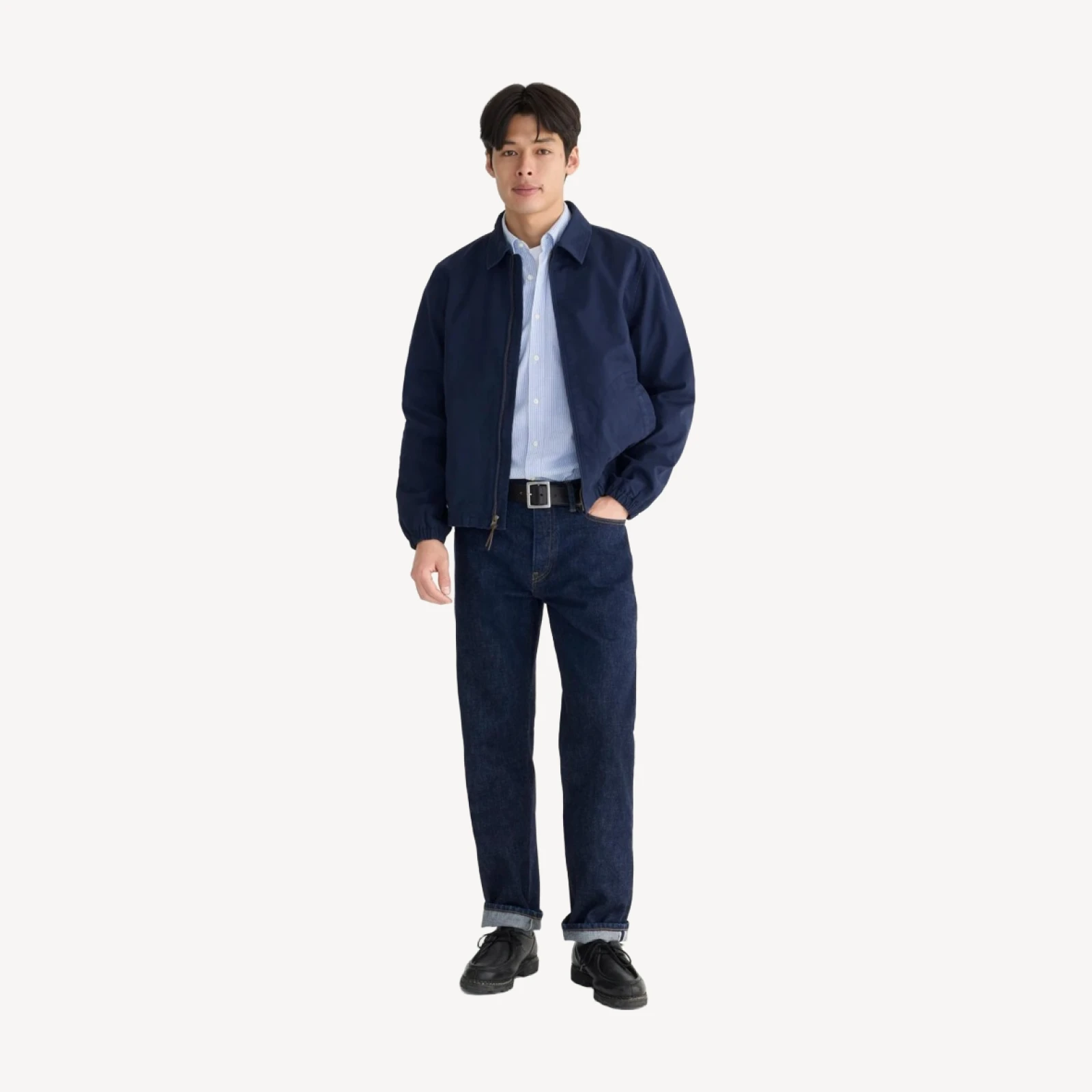 Wallace & Barnes straight-fit jean in Japanese selvedge denim
