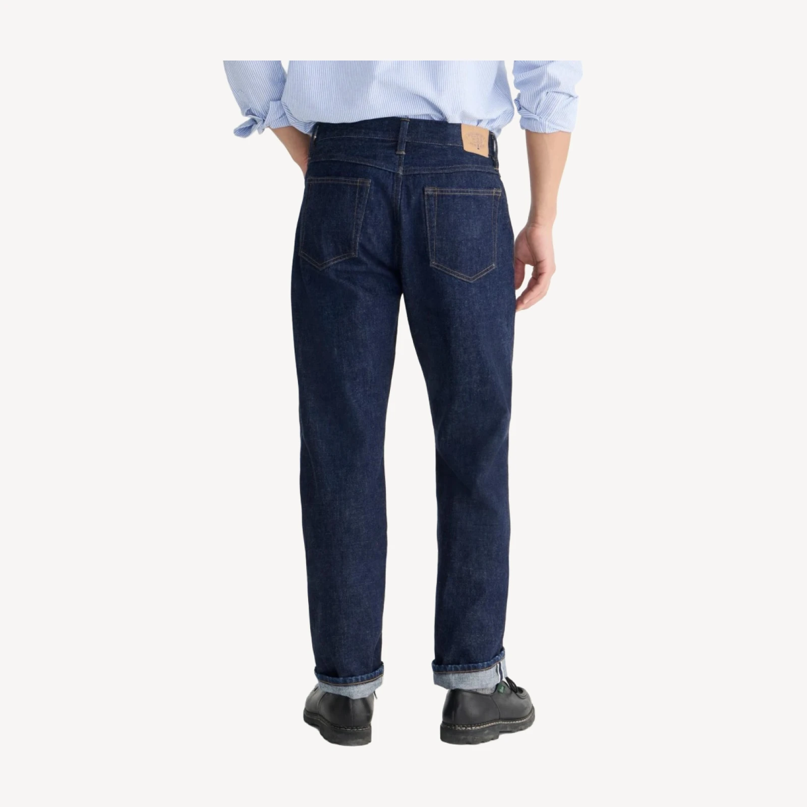 Wallace & Barnes straight-fit jean in Japanese selvedge denim