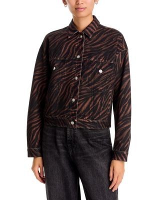 rag & bone Miramar Printed Trucker Jacket