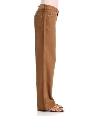 rag & bone Cam Low Rise Straight Jeans in Tobacco