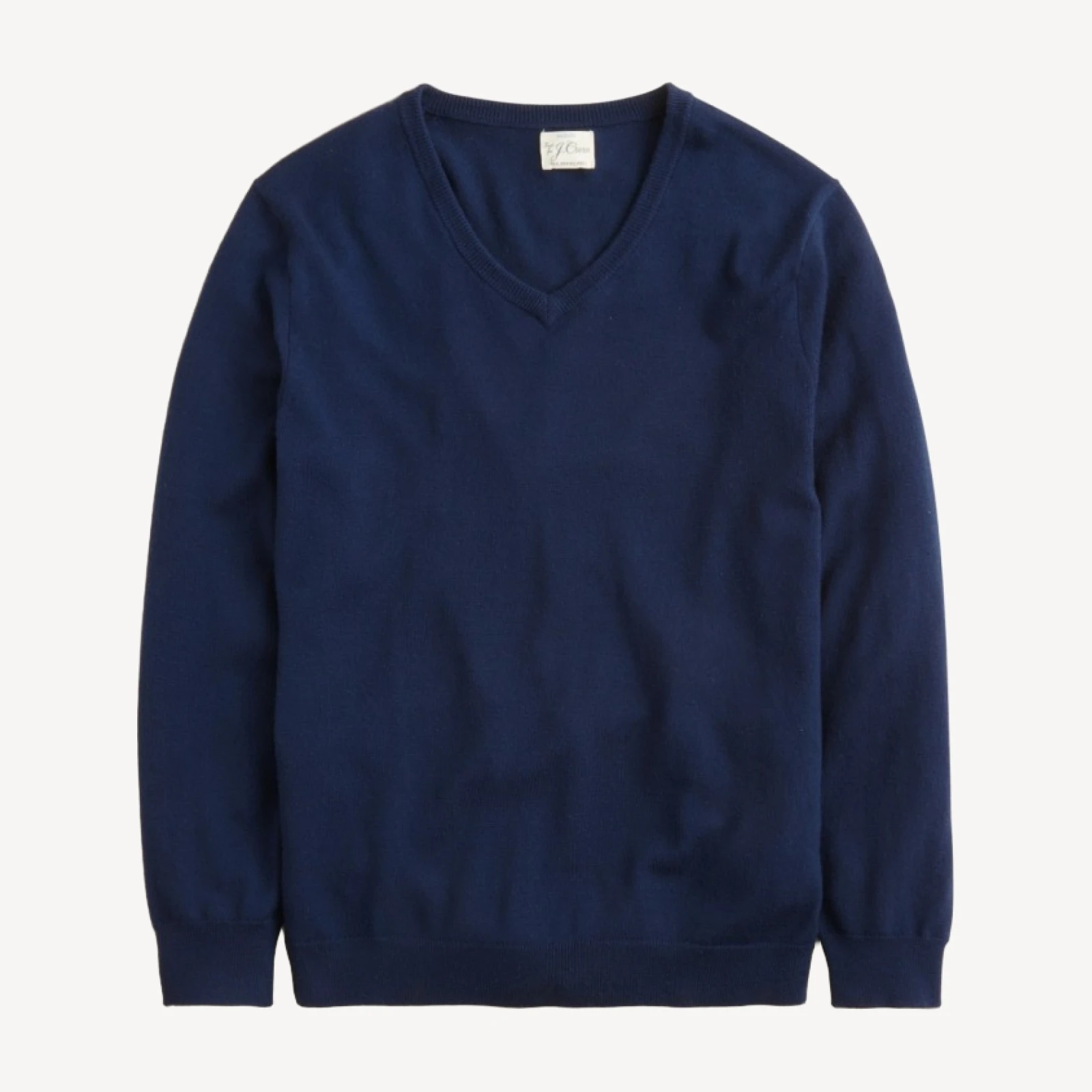 Merino wool V-neck sweater
