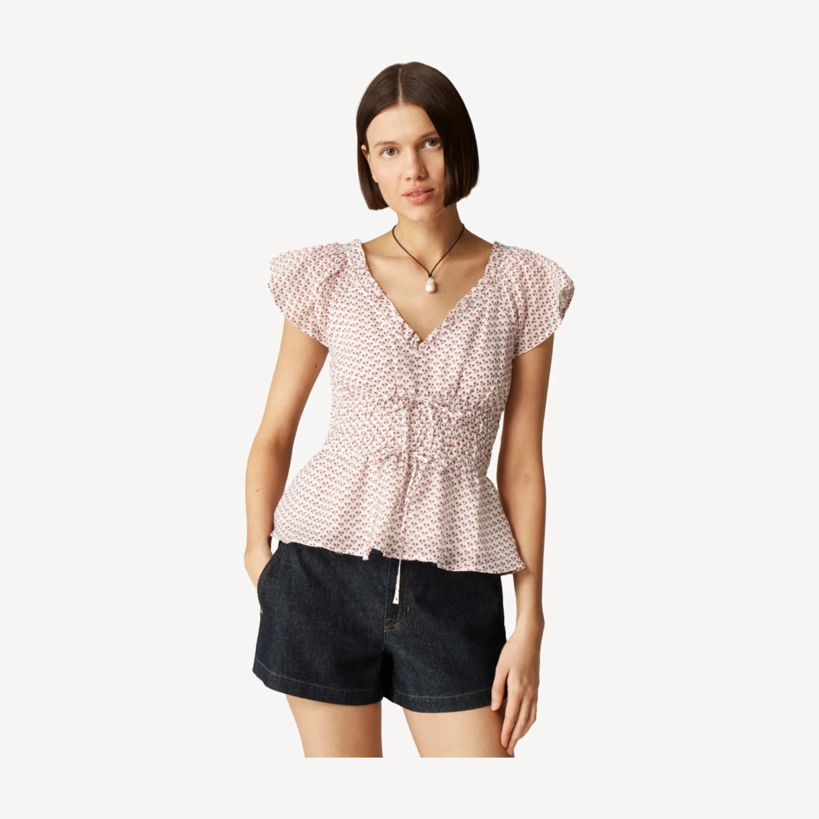 Palermo top in ramie