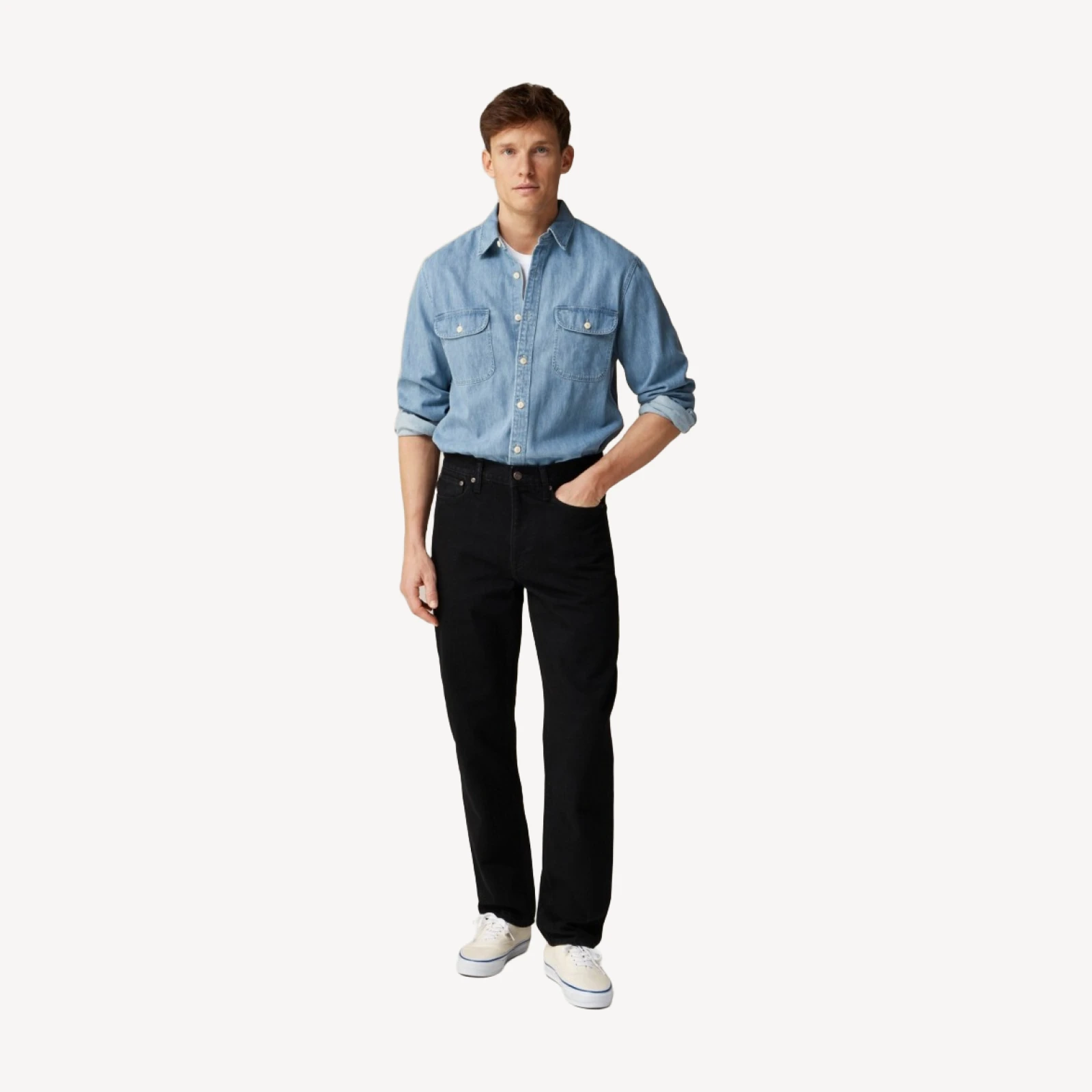 Classic jean in black wash