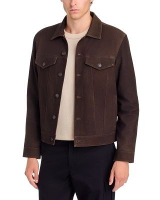 Paige Erickson Suede Leather Pocket Jacket