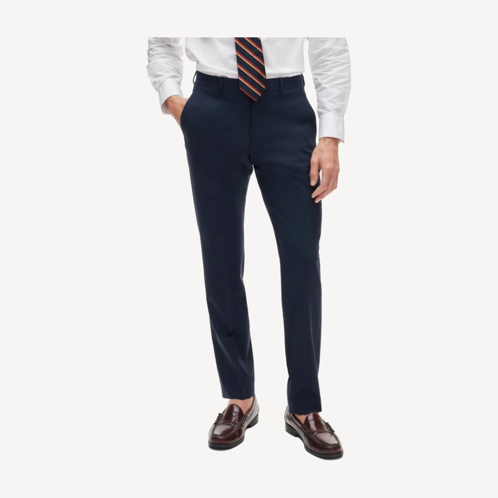 Ludlow Traveler Slim-fit suit pant in Italian stretch wool blend