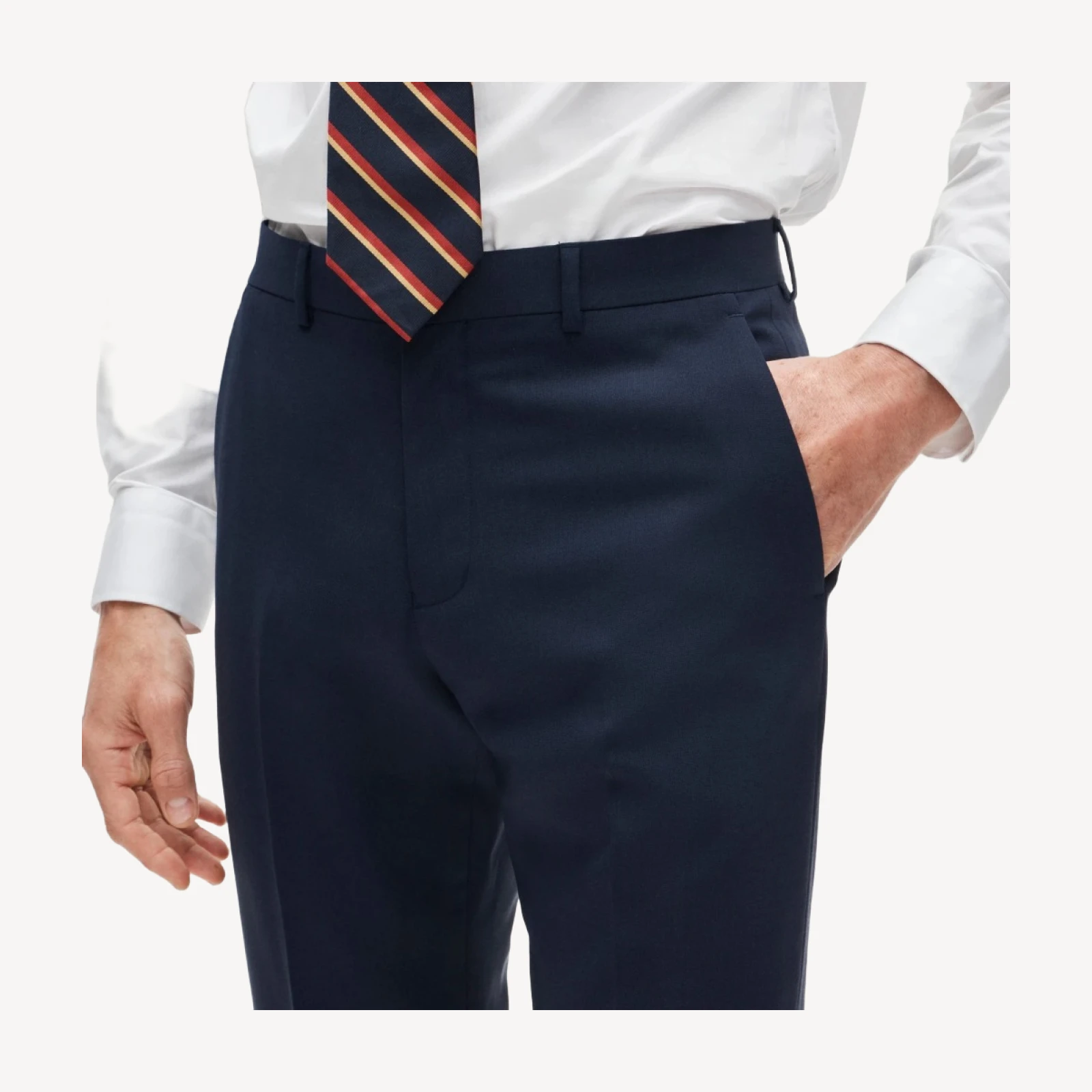 Ludlow Traveler Slim-fit suit pant in Italian stretch wool blend
