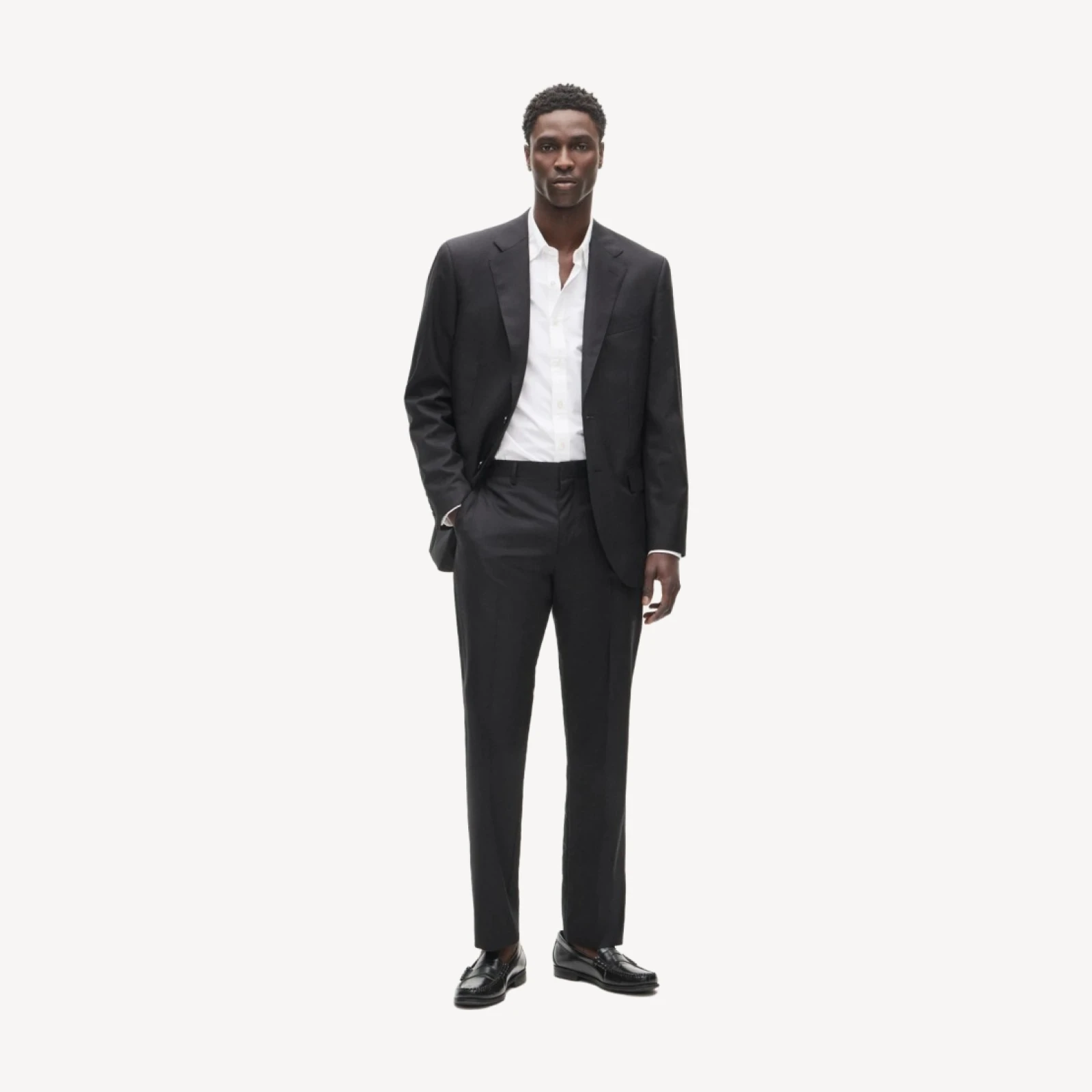 Crosby Classic-fit suit jacket in Italian wool