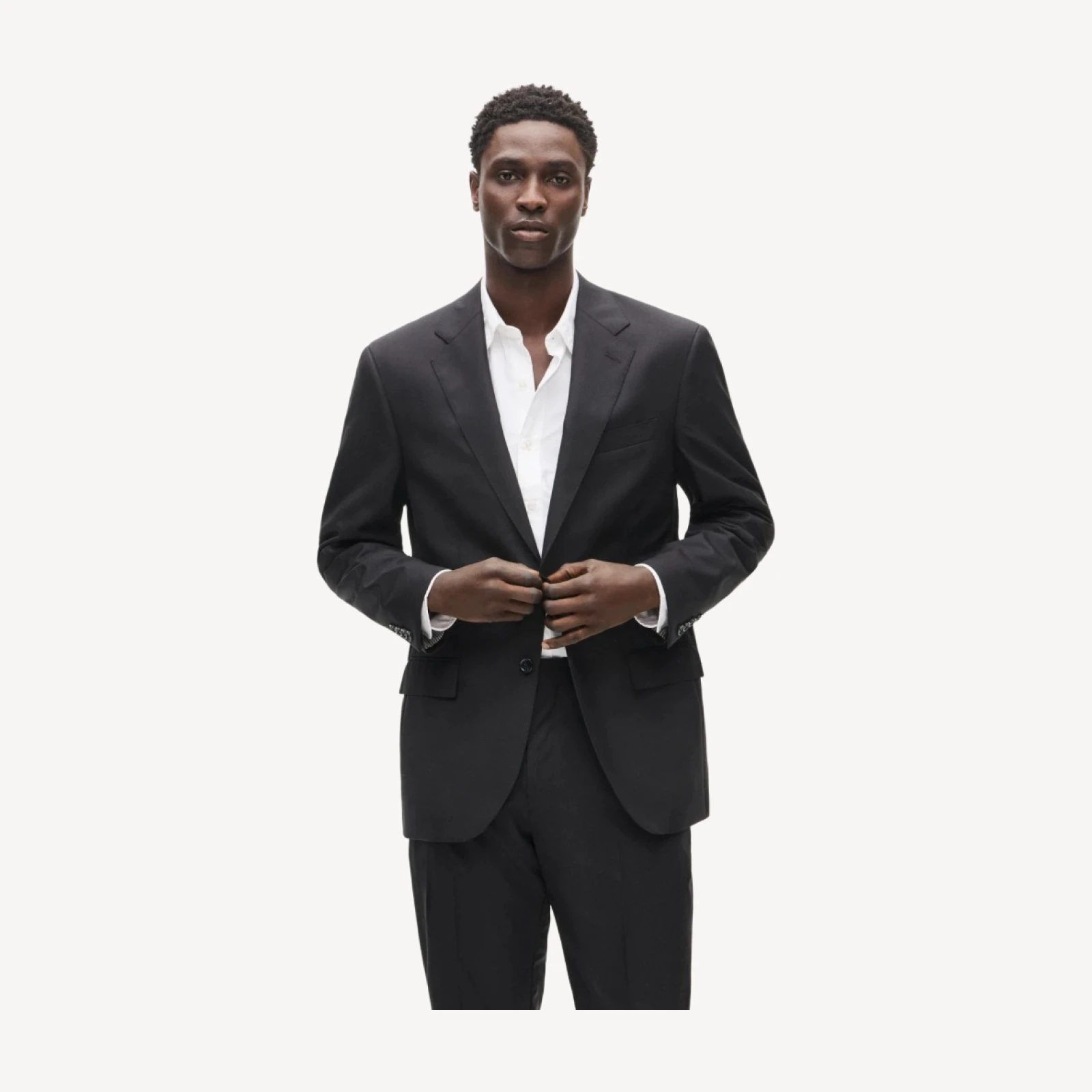 Crosby Classic-fit suit jacket in Italian wool