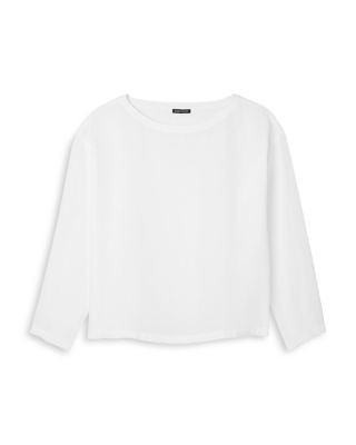 Eileen Fisher Boat Neck Boxy Top