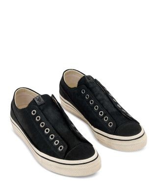 John Varvatos Men's 315 Vulc Laceless Calf Hair Sneakers