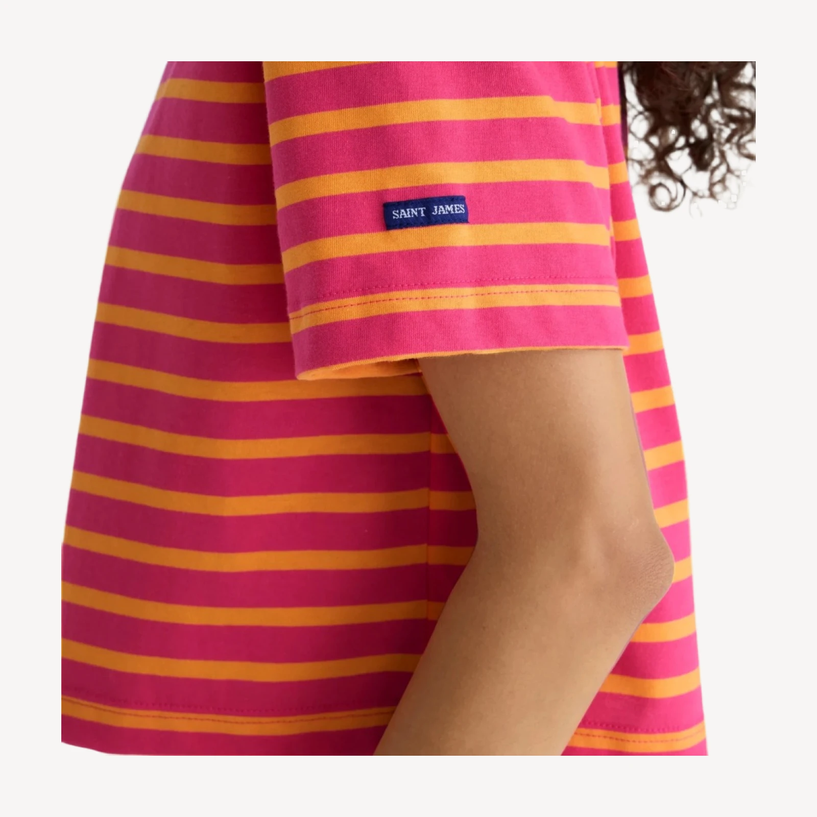 Saint James® X J.Crew cropped boatneck T-shirt