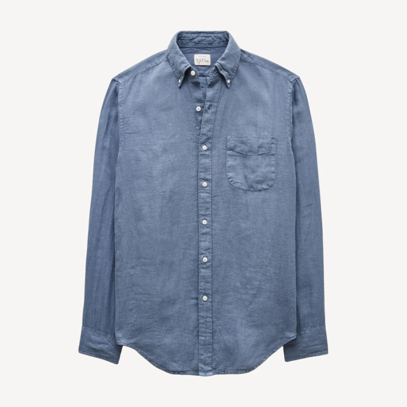 Baird McNutt garment-dyed Irish linen shirt