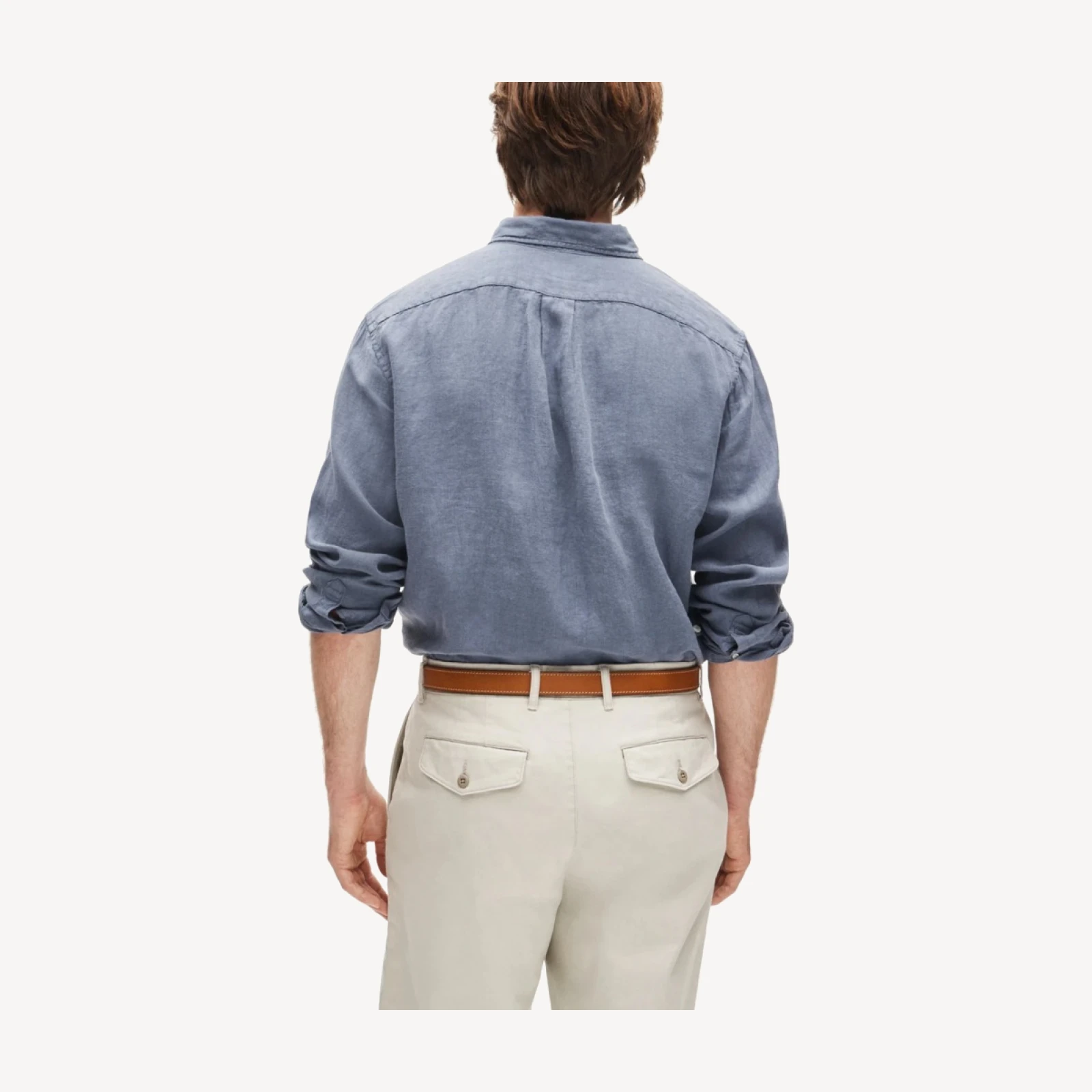 Baird McNutt garment-dyed Irish linen shirt