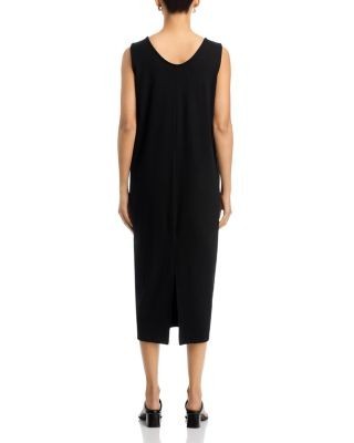 Eileen Fisher Curved V Neck Oval Dress