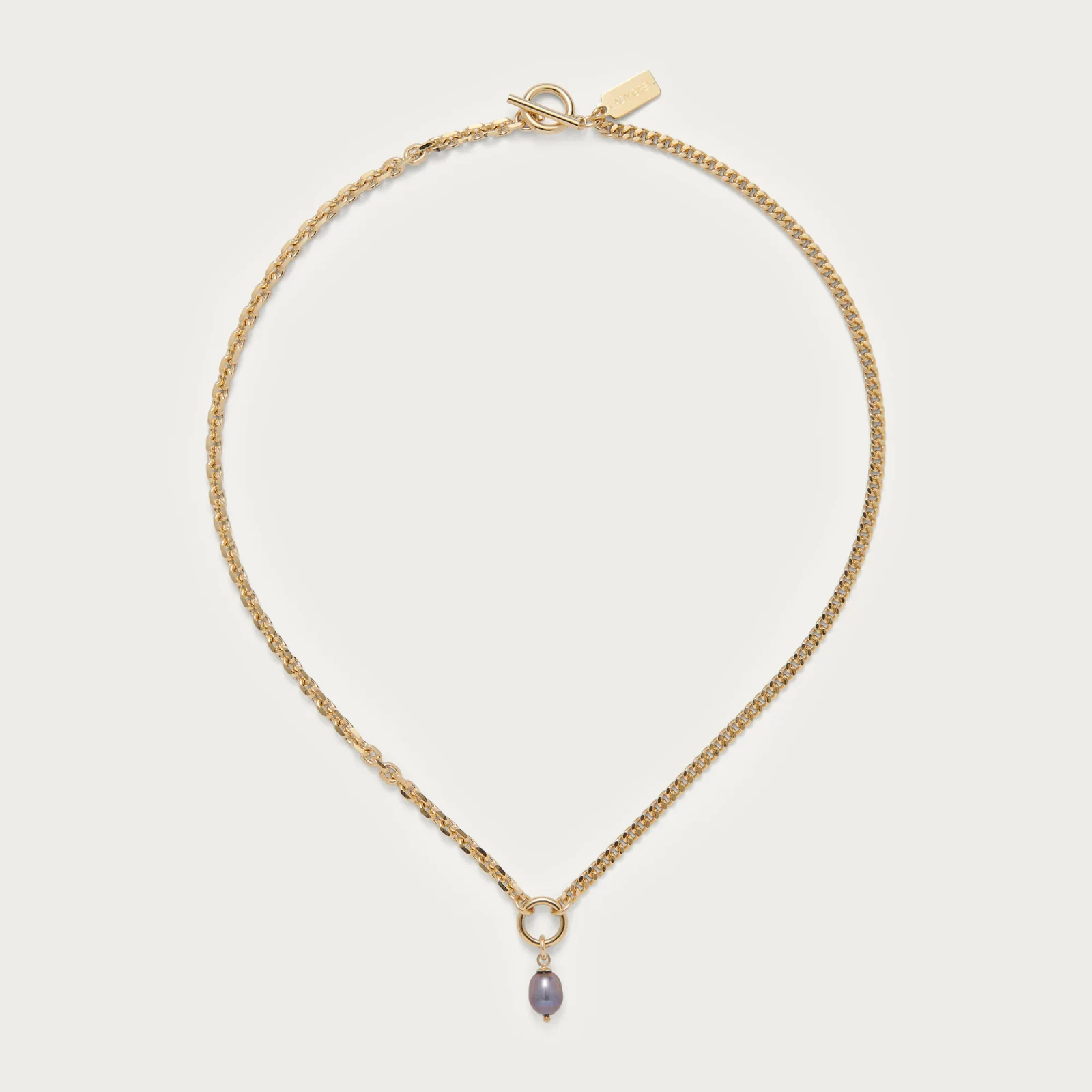 Lady Grey duo chain necklace