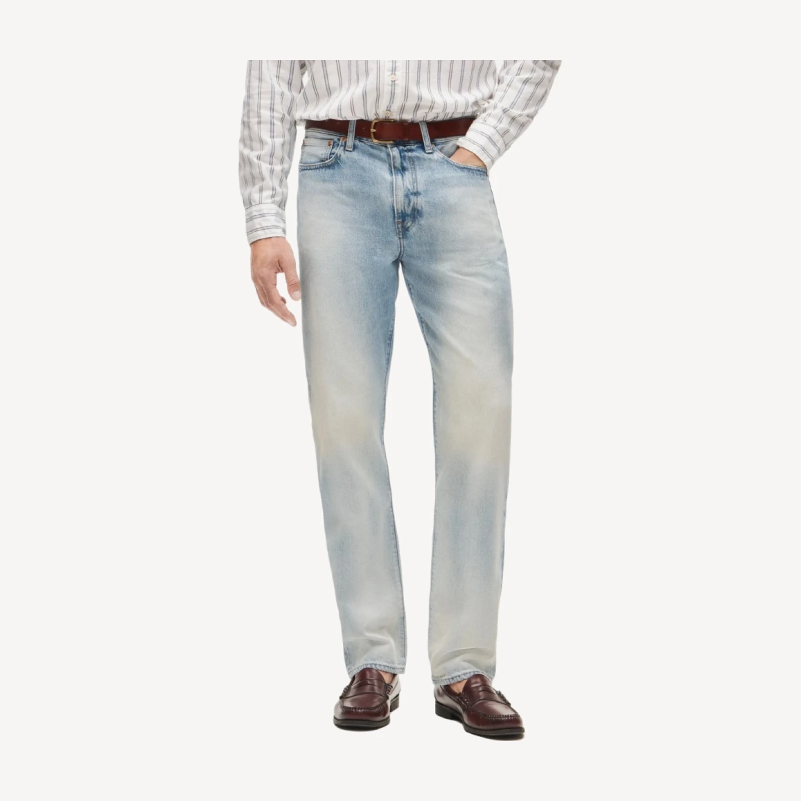 Classic Straight bleached jean