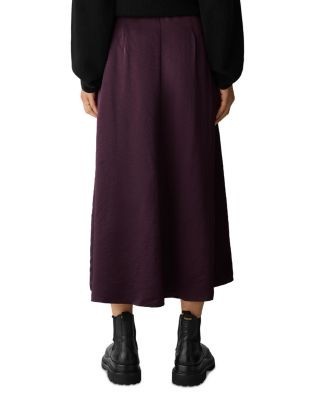 Eileen Fisher Textured Satin Maxi Skirt