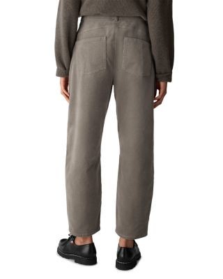 Eileen Fisher Cotton Stretch Corduroy Ankle Arch Pants