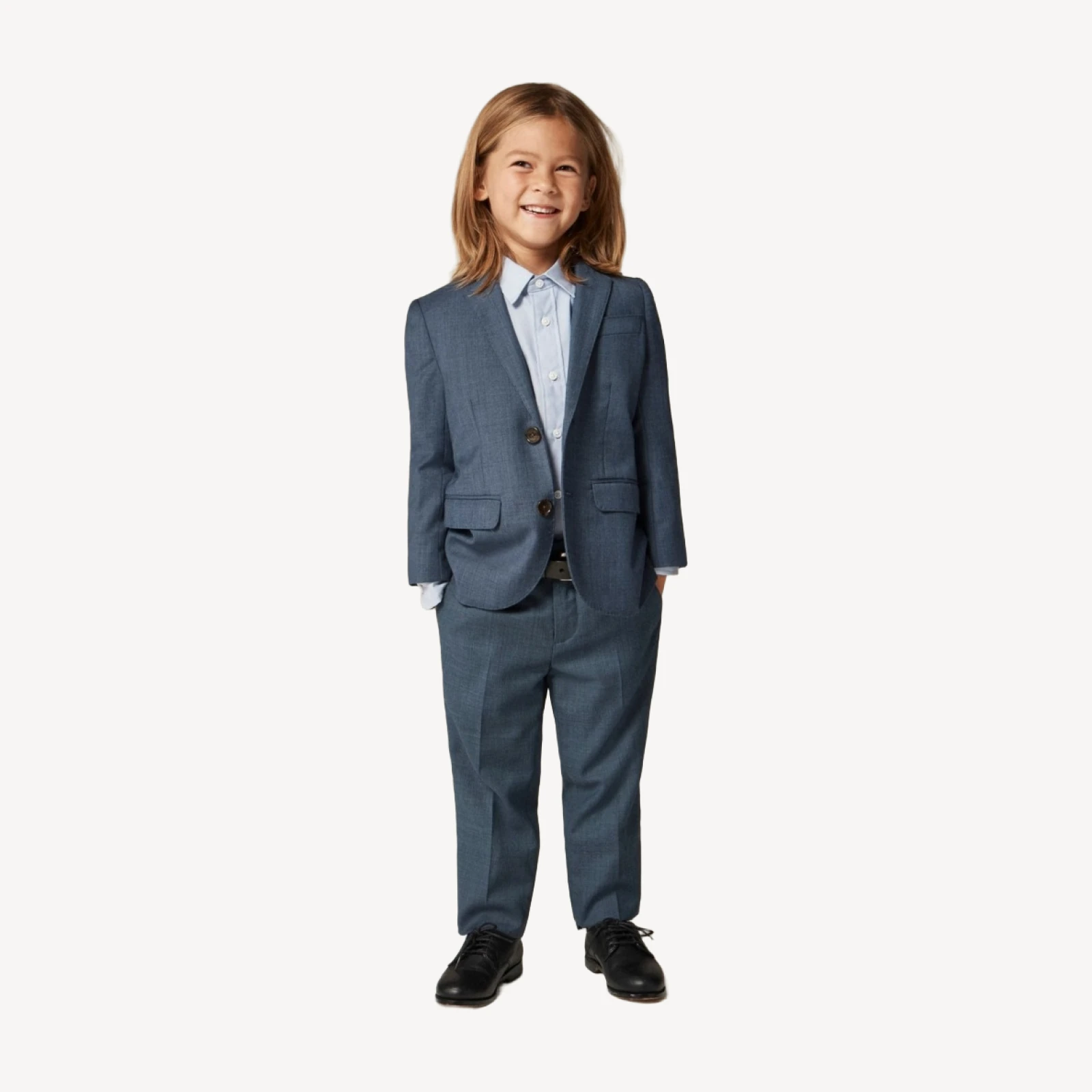 Boys' slim Ludlow suit pant in stretch worsted wool blend