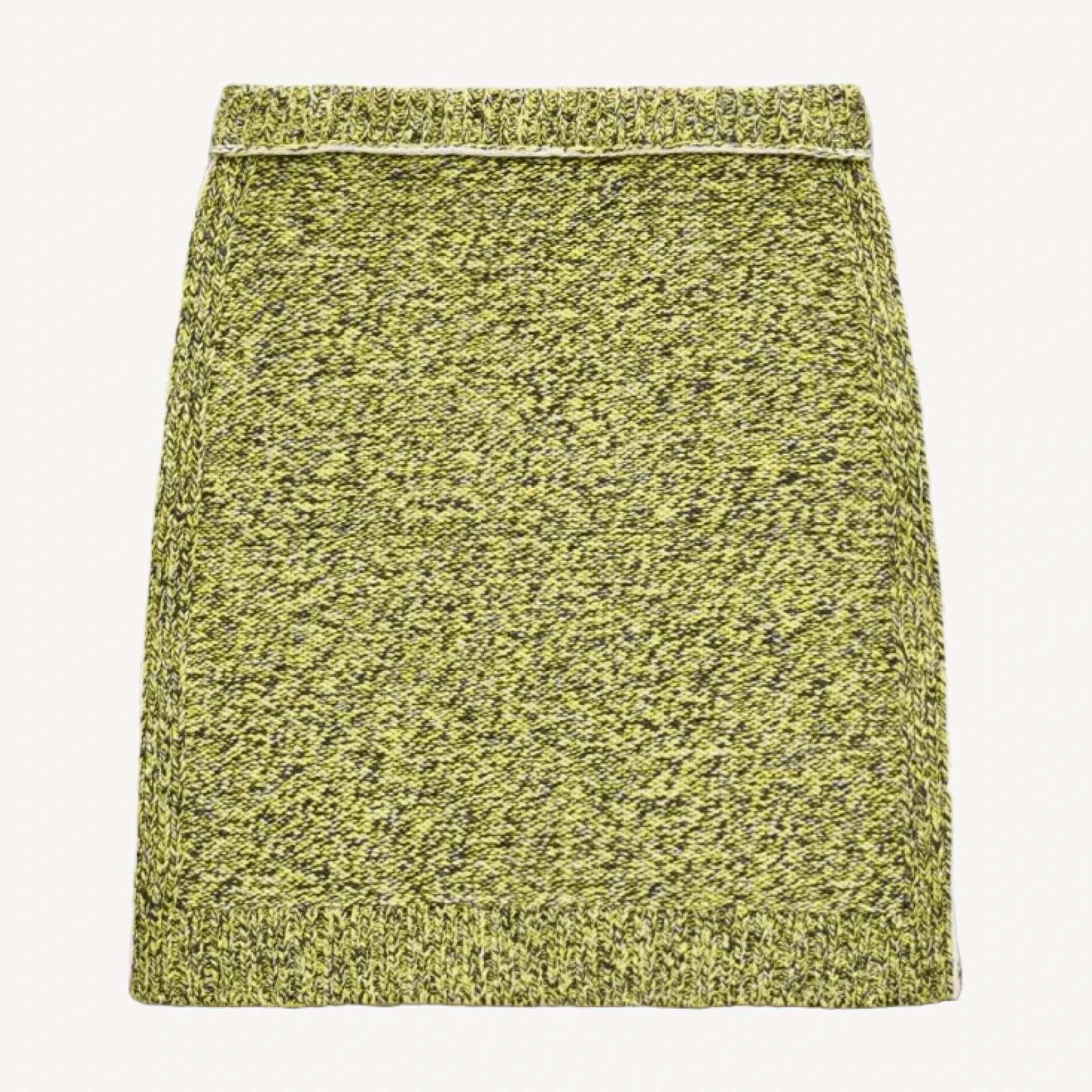 Eckhaus Latta x J.Crew marled sweater-skirt
