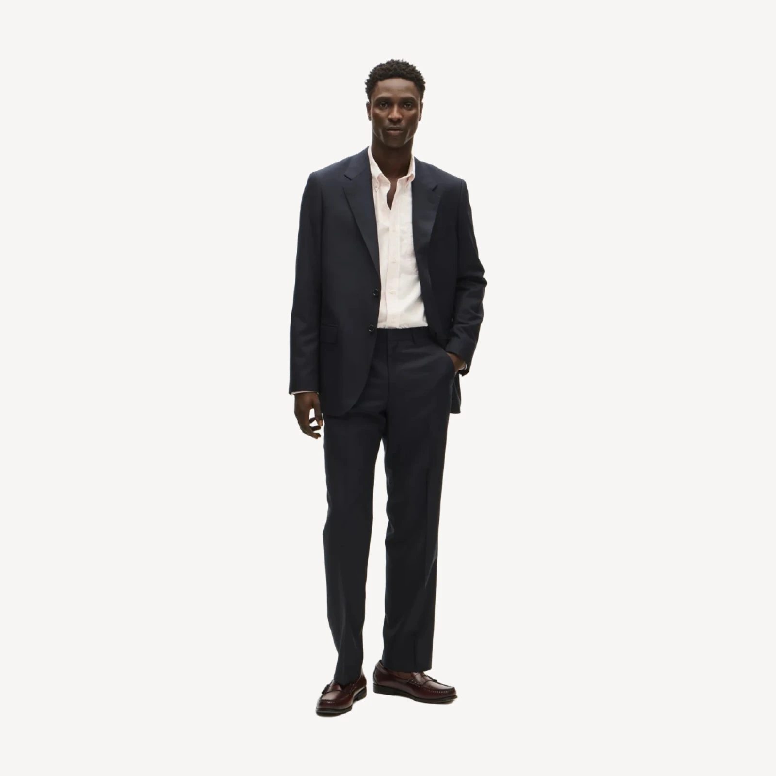 Kenmare Relaxed-fit suit jacket in Italian wool