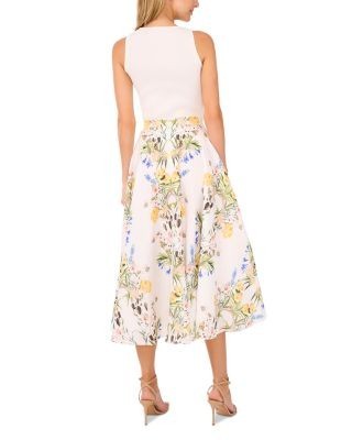 Ted Baker Linen A Line Midi Skirt