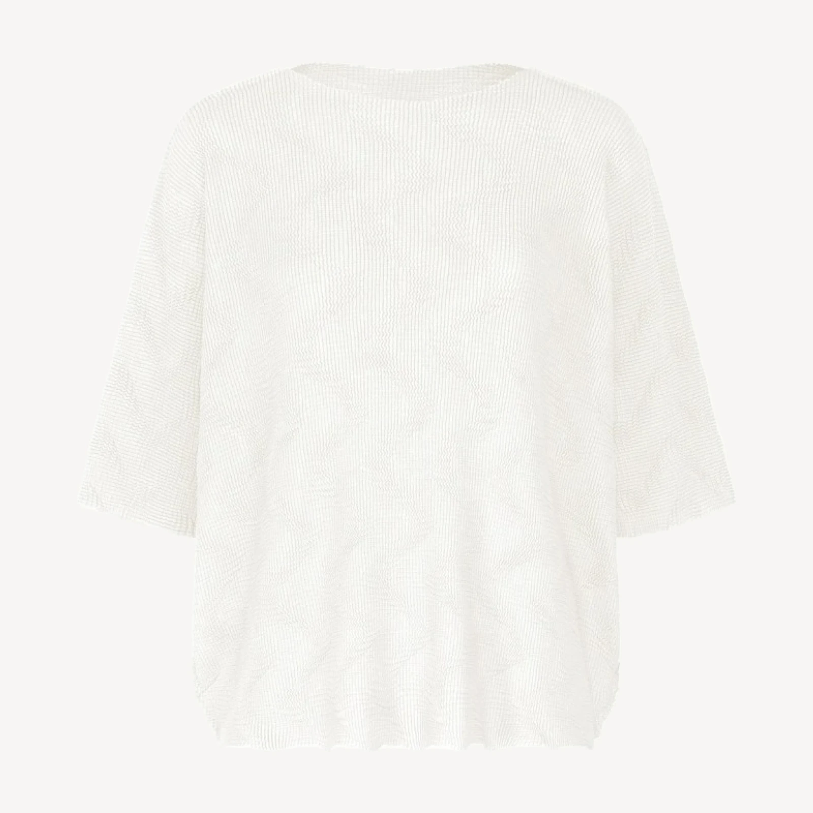 WAVE KNIT STRETCH PLEATS