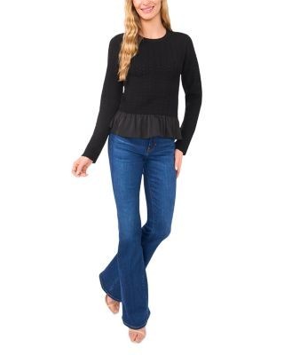 Ted Baker Irene Long Sleeve Crewneck Top