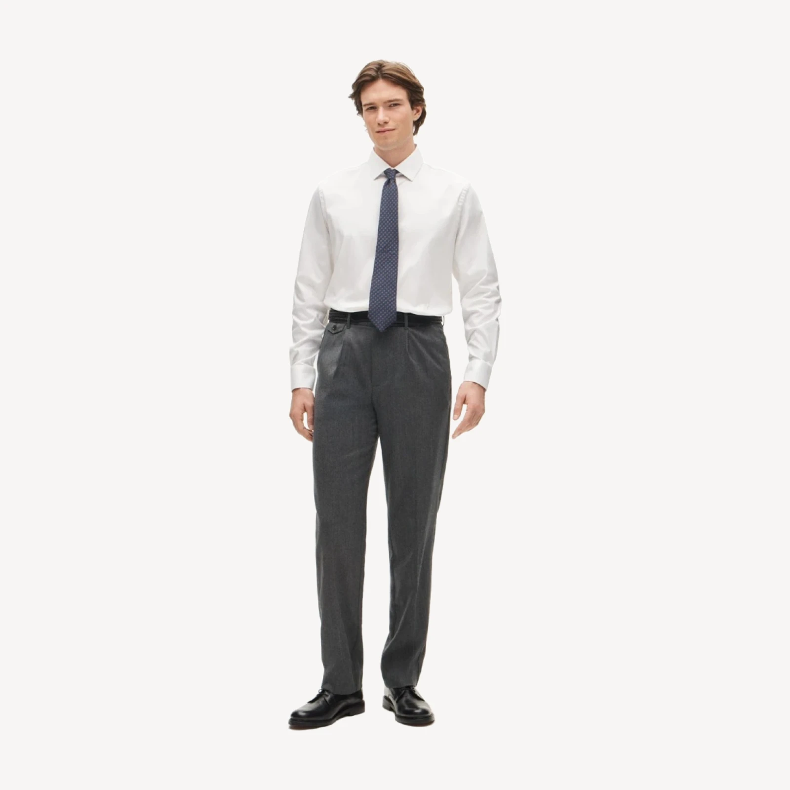 Bowery performance stretch dress shirt with spread collar